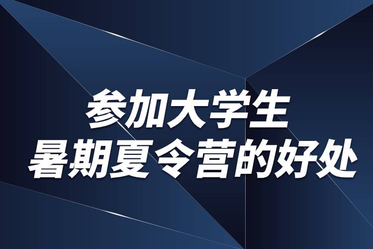 參加大學(xué)生暑期夏令營(yíng)的好處
