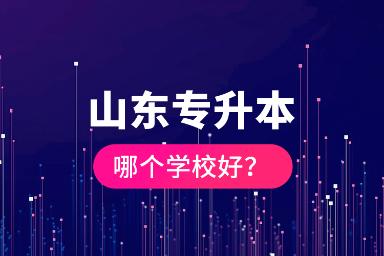 山東專升本哪個學校好？